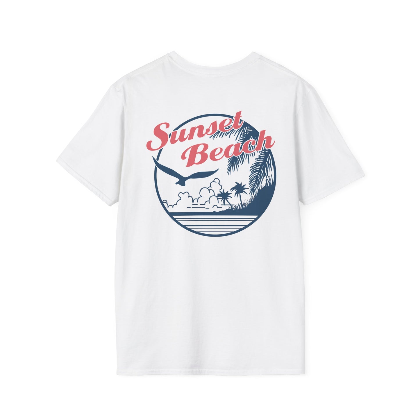 Sunset Beach - Unisex Softstyle T-Shirts