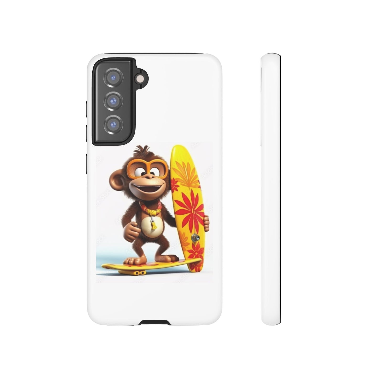 Surfer Monkey -Tough Whimsical Phone Cases