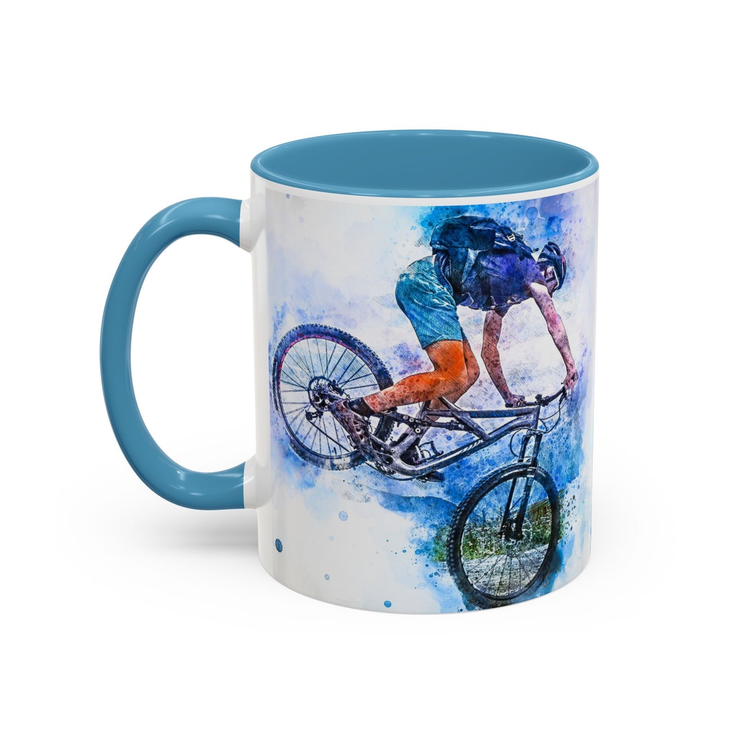 Mountain Bike - Accent Coffee Mug (11, 15oz)