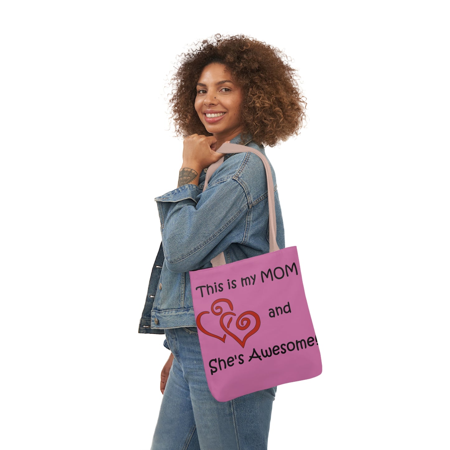 This is My Mom - Canvas Tote Bag, 5-Color Straps  Mother's Day