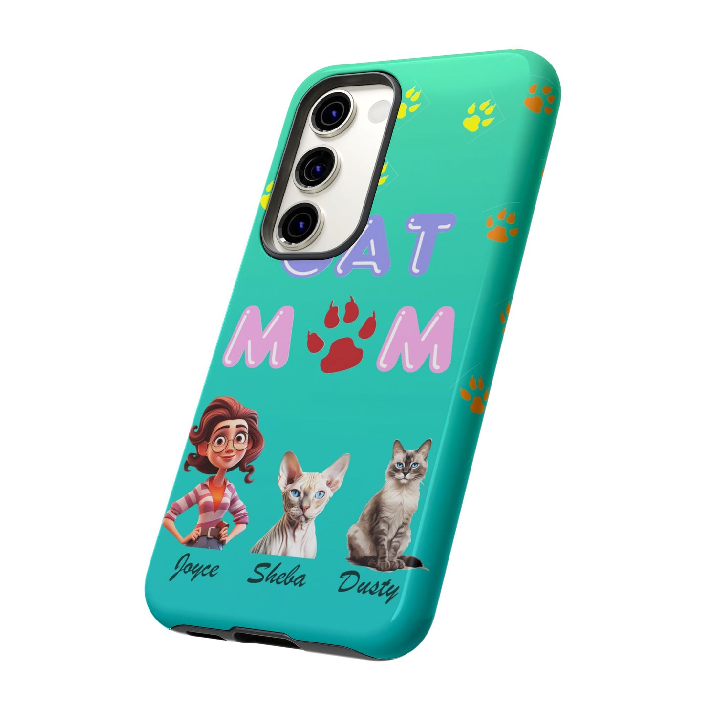 Cat Mom - Tough Cases - Mother's Day - Whimsical