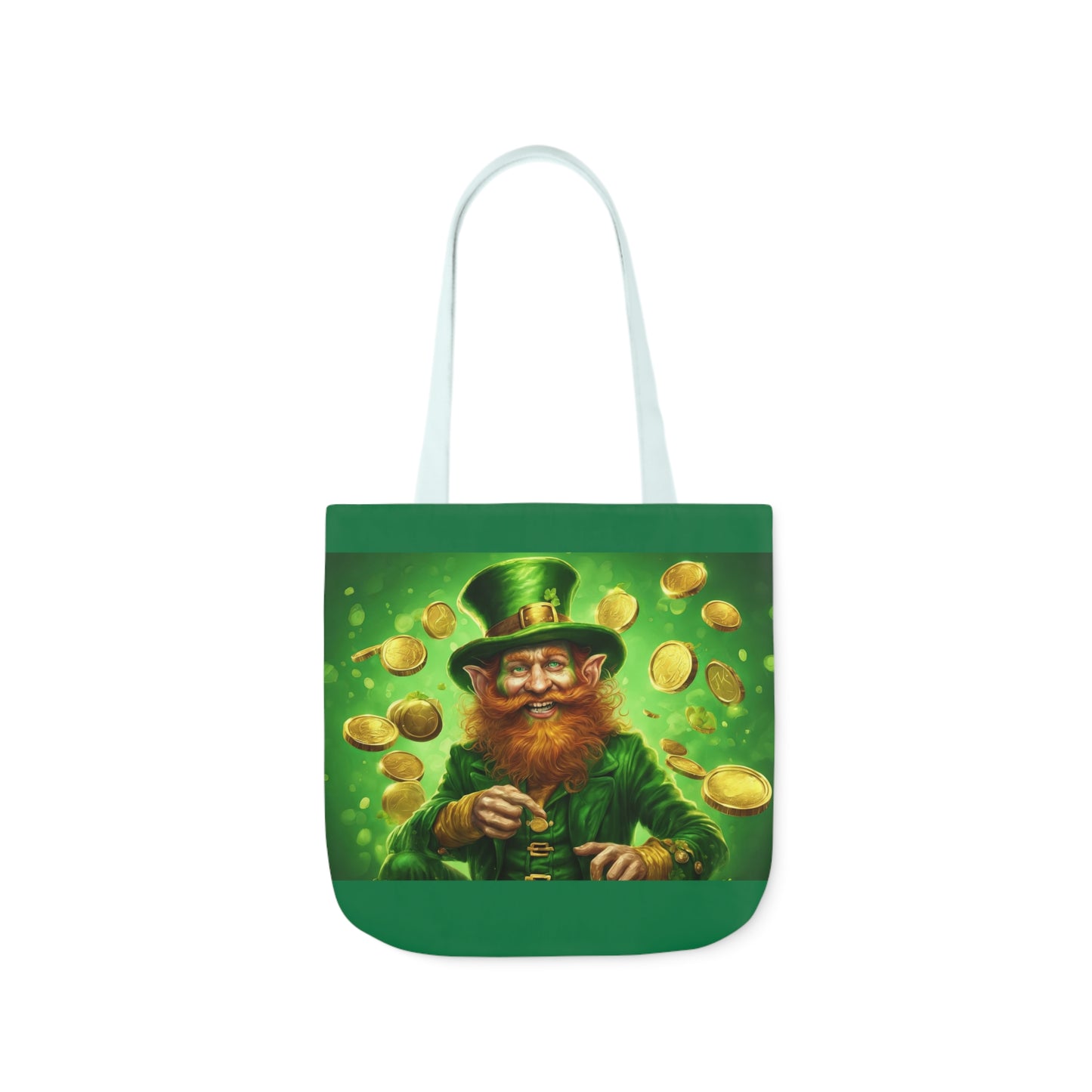 St. Patricks - Canvas Tote Bag, 5-Color Straps