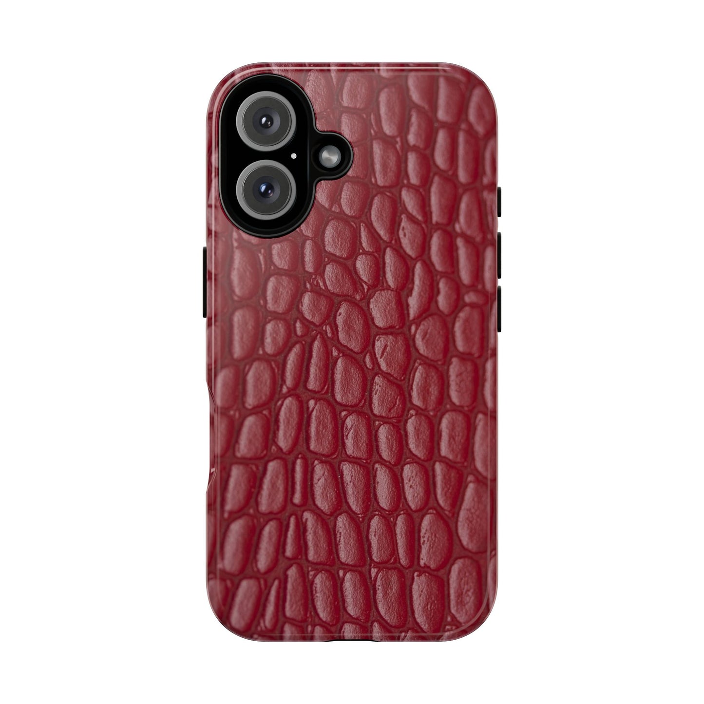 Red Leather - Tough Cases - Whimsical Phone Cases