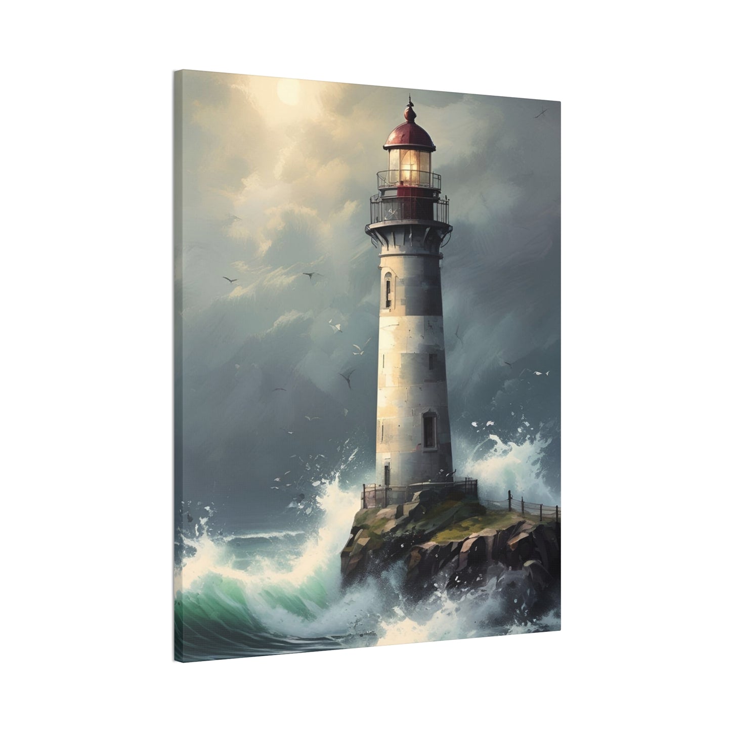 Light House - Canvas Stretched, 0.75"