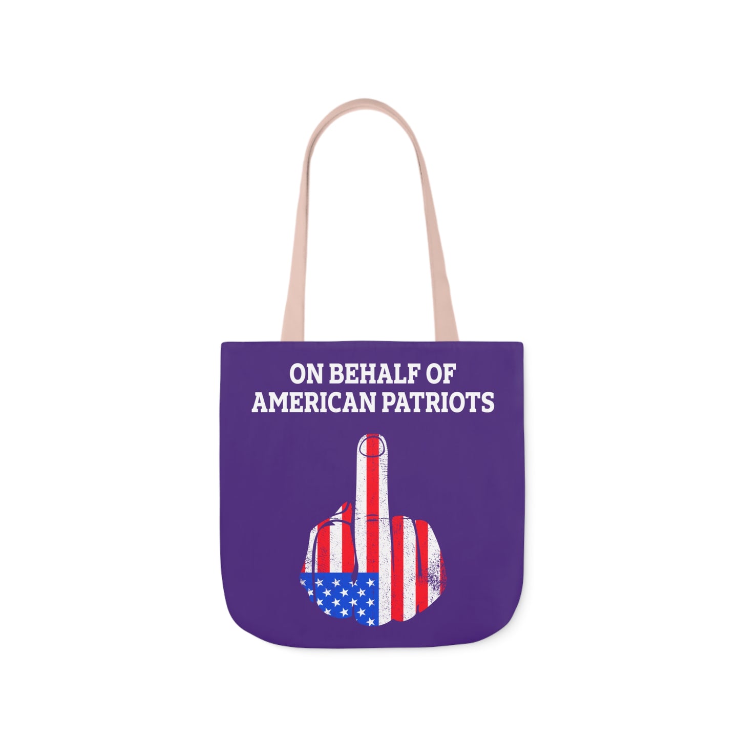 On Behalf - Canvas Tote Bag, 5-Color Straps veterans - Patriotic