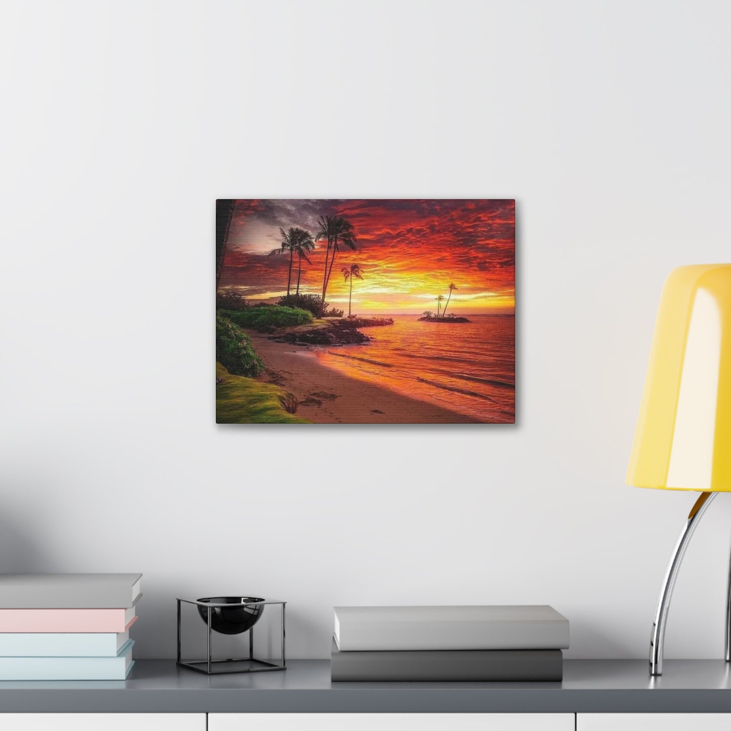 Sunset Island - Canvas Stretched, 0.75"