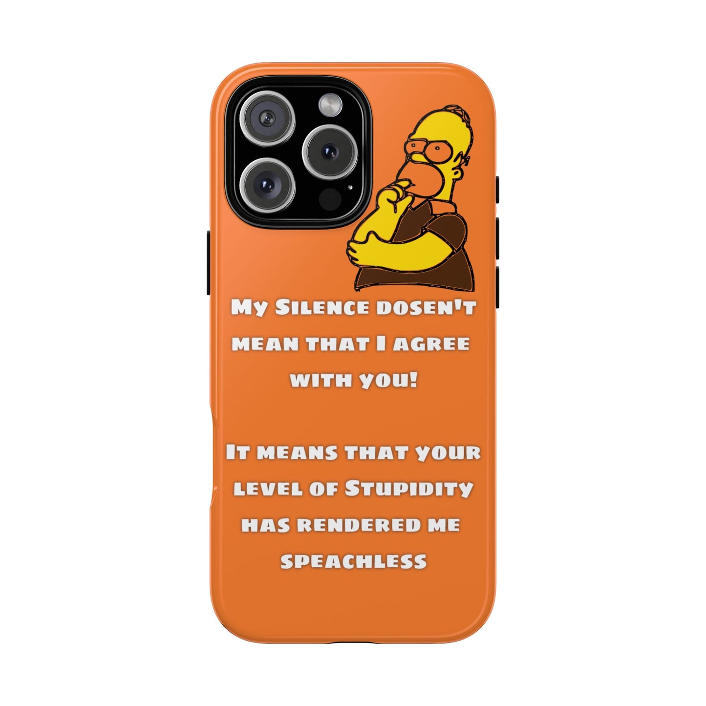 My Silence - Tough Cases - Whimsical Phone Cases