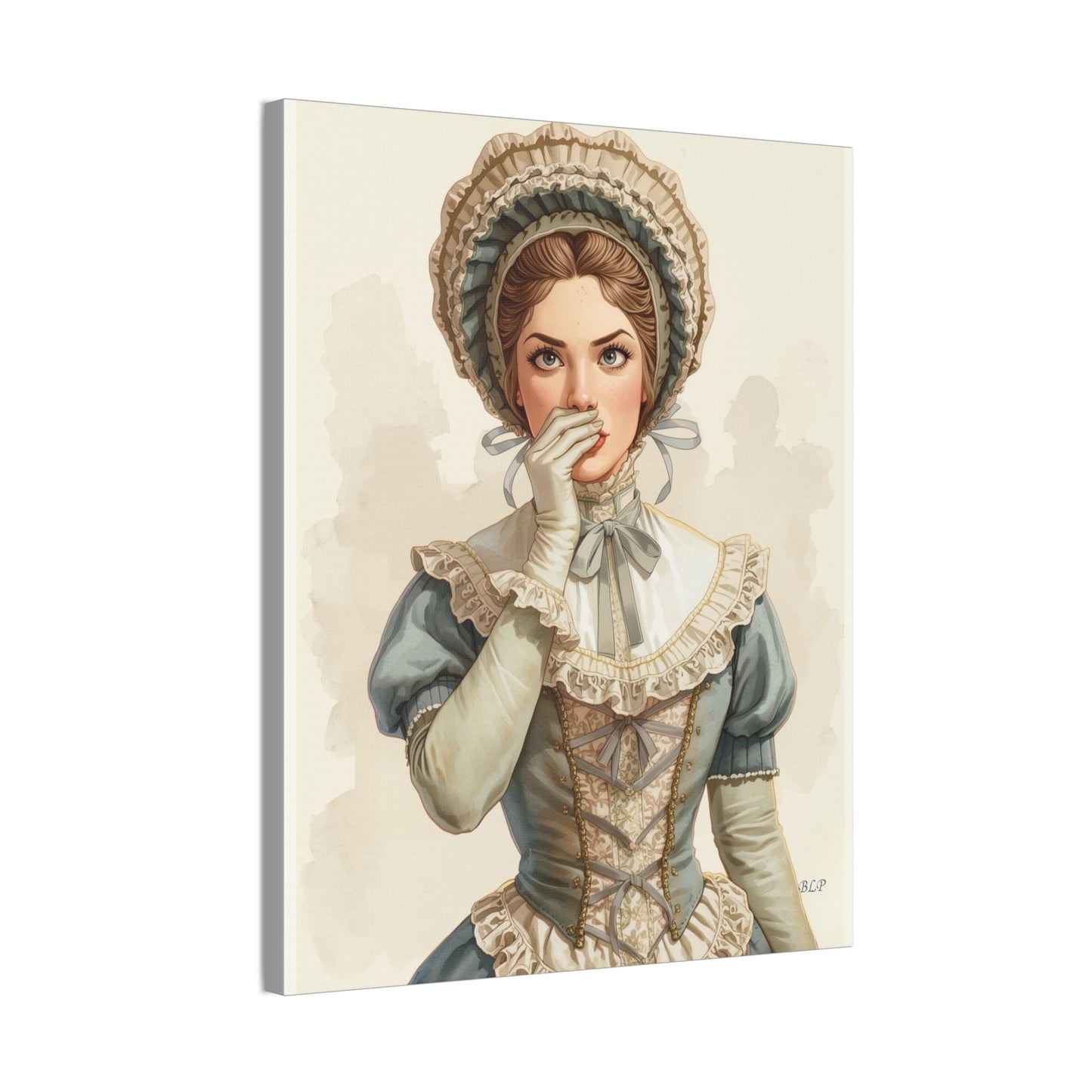 Victorian Woman - Canvas Stretched, 0.75" - 2026 Wall Art - Bathroom Humor