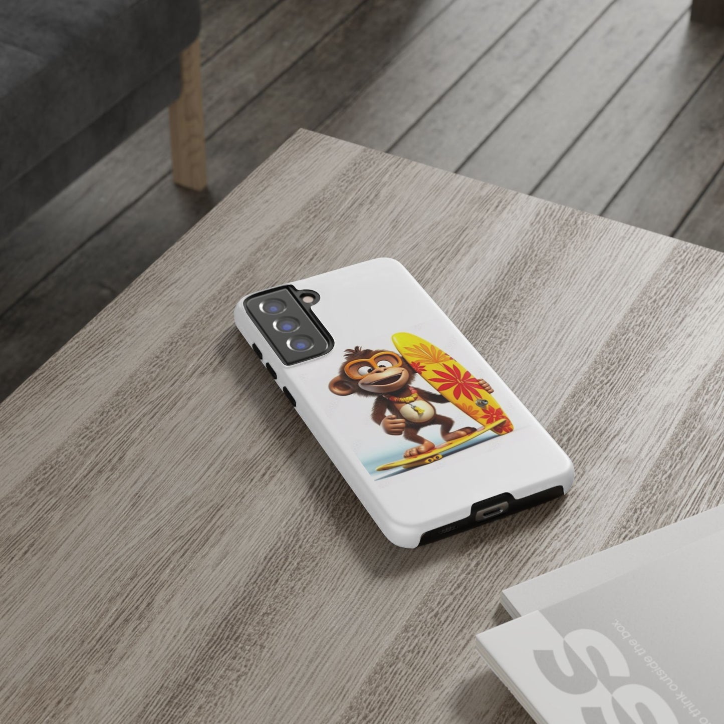 Surfer Monkey -Tough Whimsical Phone Cases