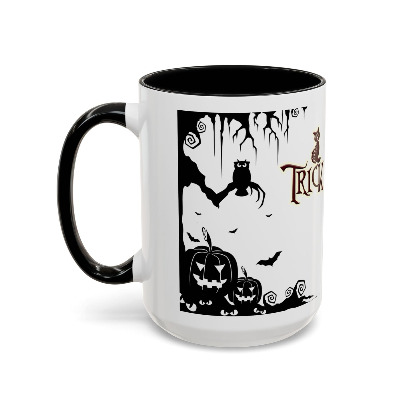 Trick or Treat -Accent Coffee Mug (11, 15oz) - Halloween