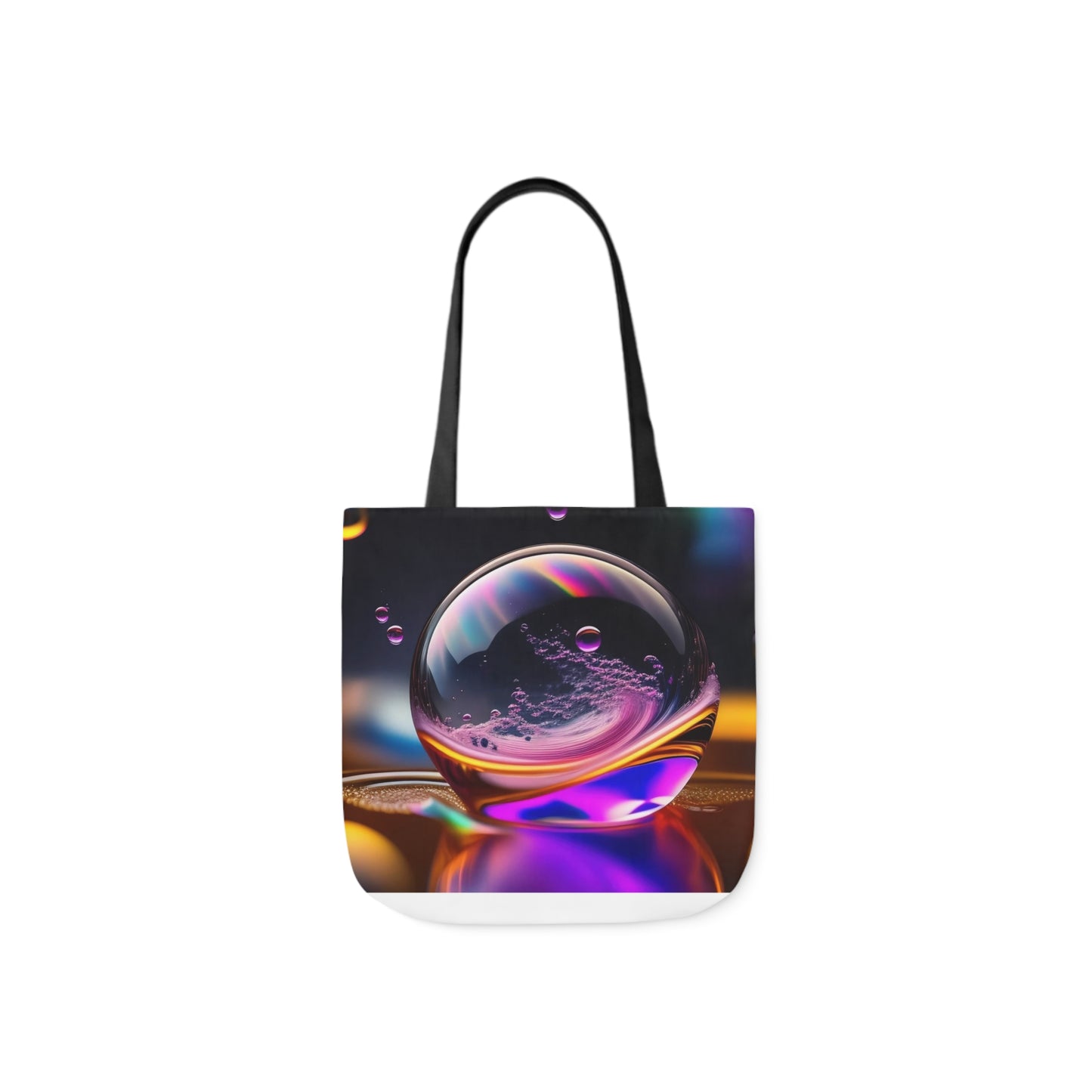 Glass Ball - Canvas Tote Bag, 5-Color Straps