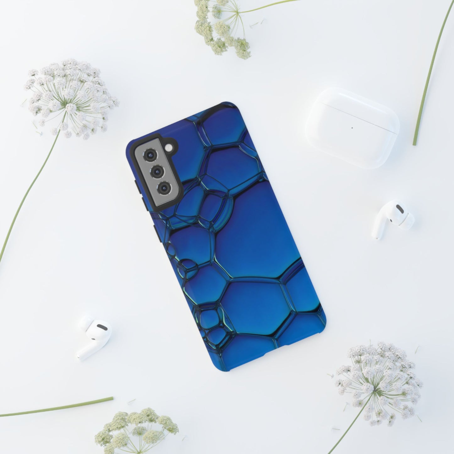 Blue Bubbles - Tough Cases - Whimsical Phone Cases