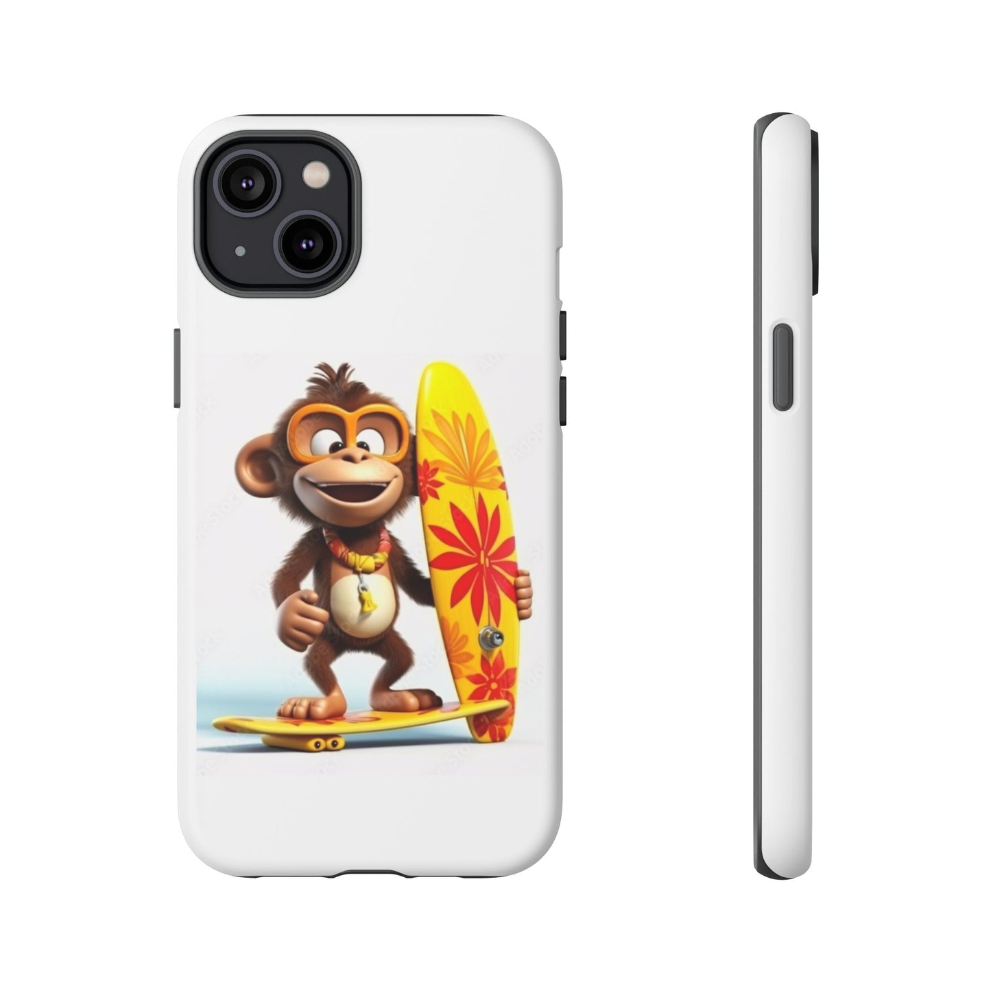 Surfer Monkey -Tough Whimsical Phone Cases