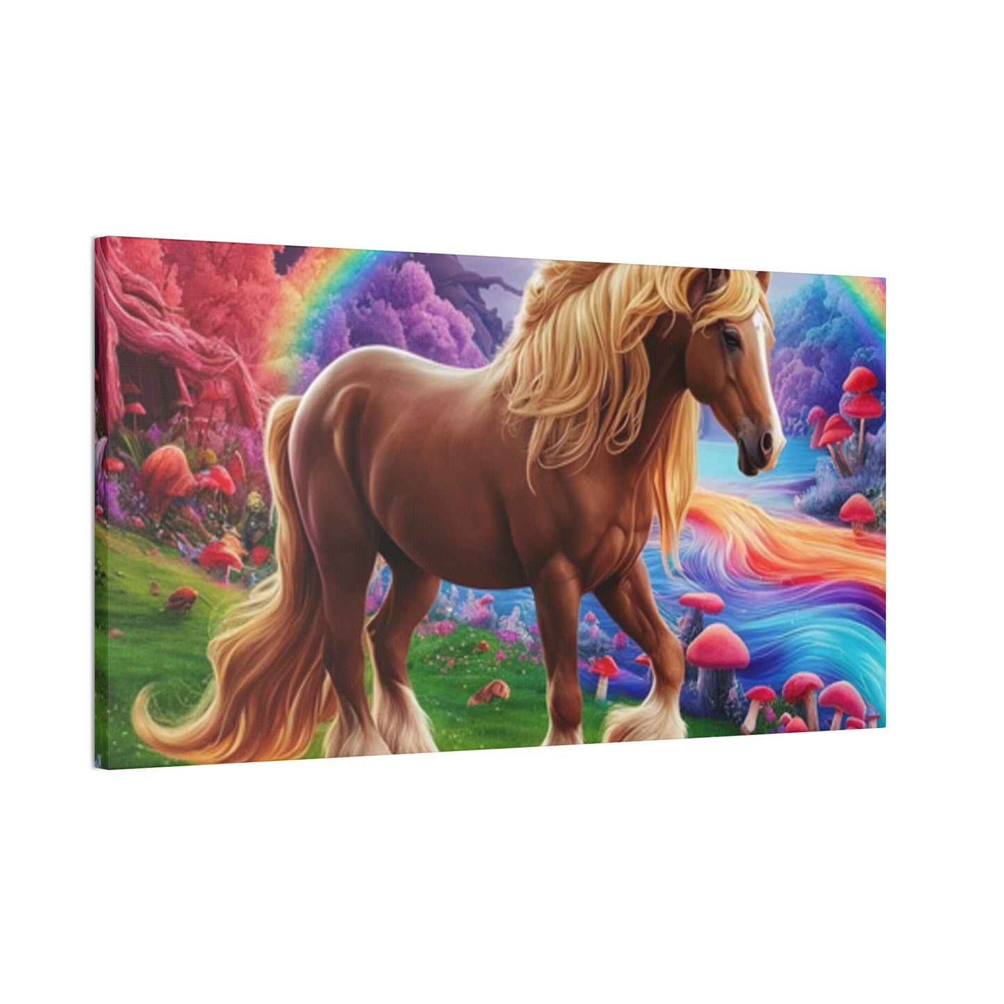 Colorful Horse - Canvas Stretched, 0.75"