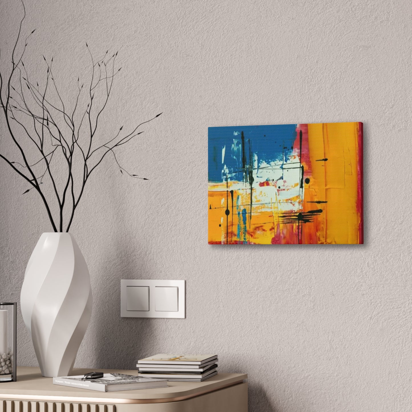 Beautiful Abstract Colors - Canvas Stretched, 0.75"