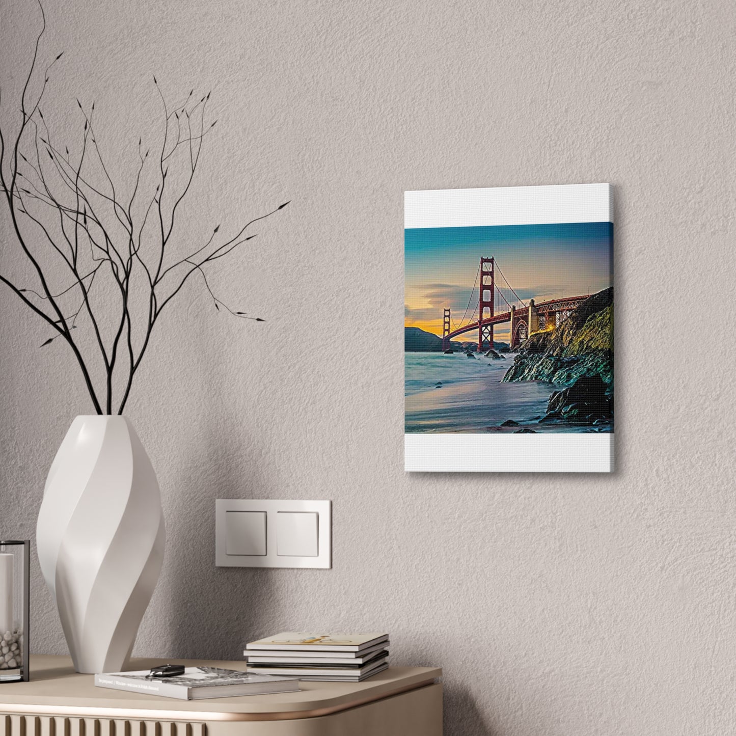 Golden Gate - Canvas Stretched, 0.75"