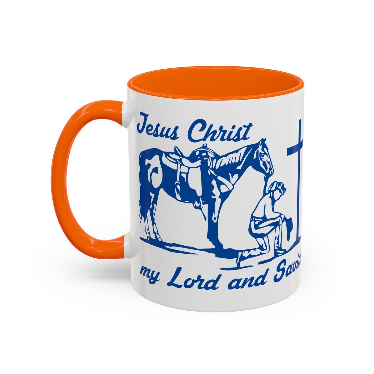 Lord and Savior - Accent Coffee Mug (11, 15oz) - Easter - Mother's Day - Father's Day