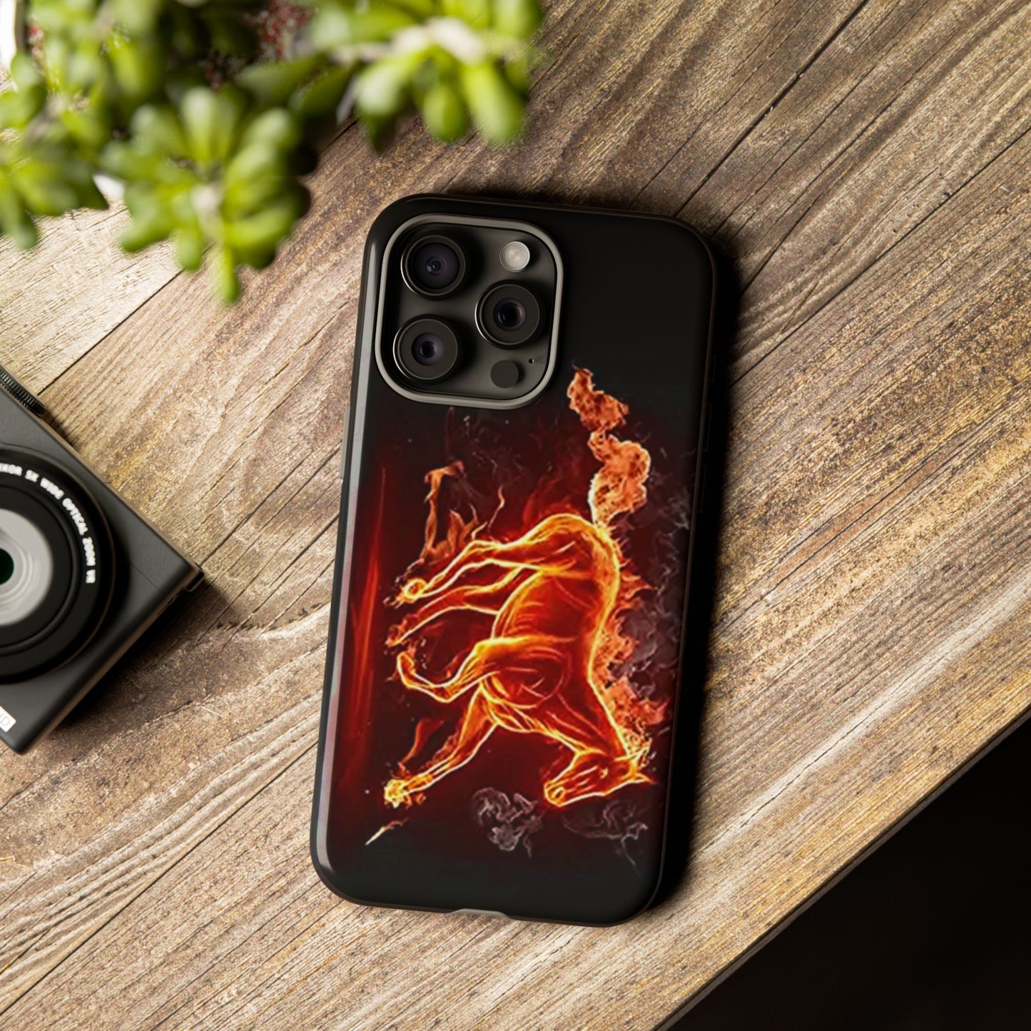 Burning Horse - Whimsical Phone Cases