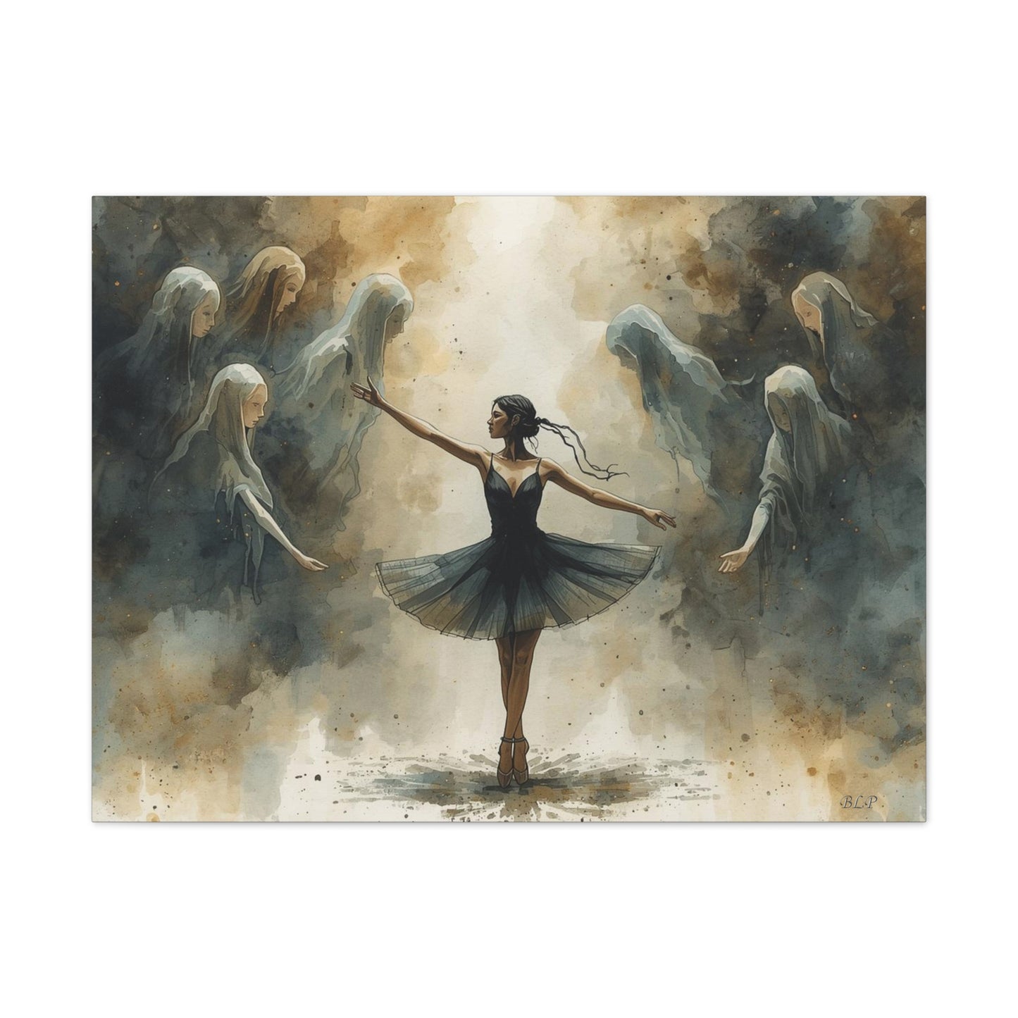 Haunted Ballerina - Canvas Stretched, 0.75" - Wall Art 2026 - Individuals