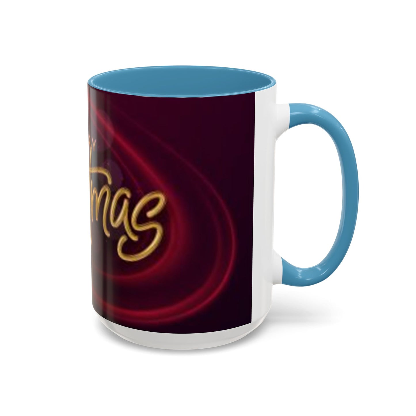 Merry Christmas - Accent Coffee Mug (11, 15oz) Christmas