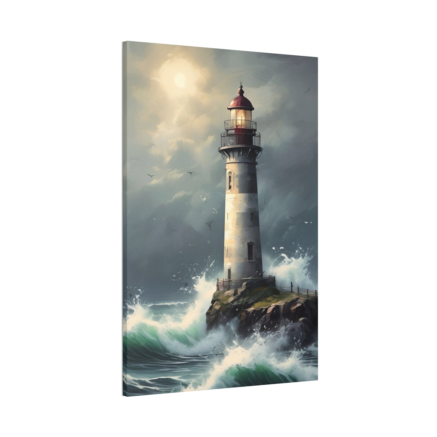 Light House - Canvas Stretched, 0.75"