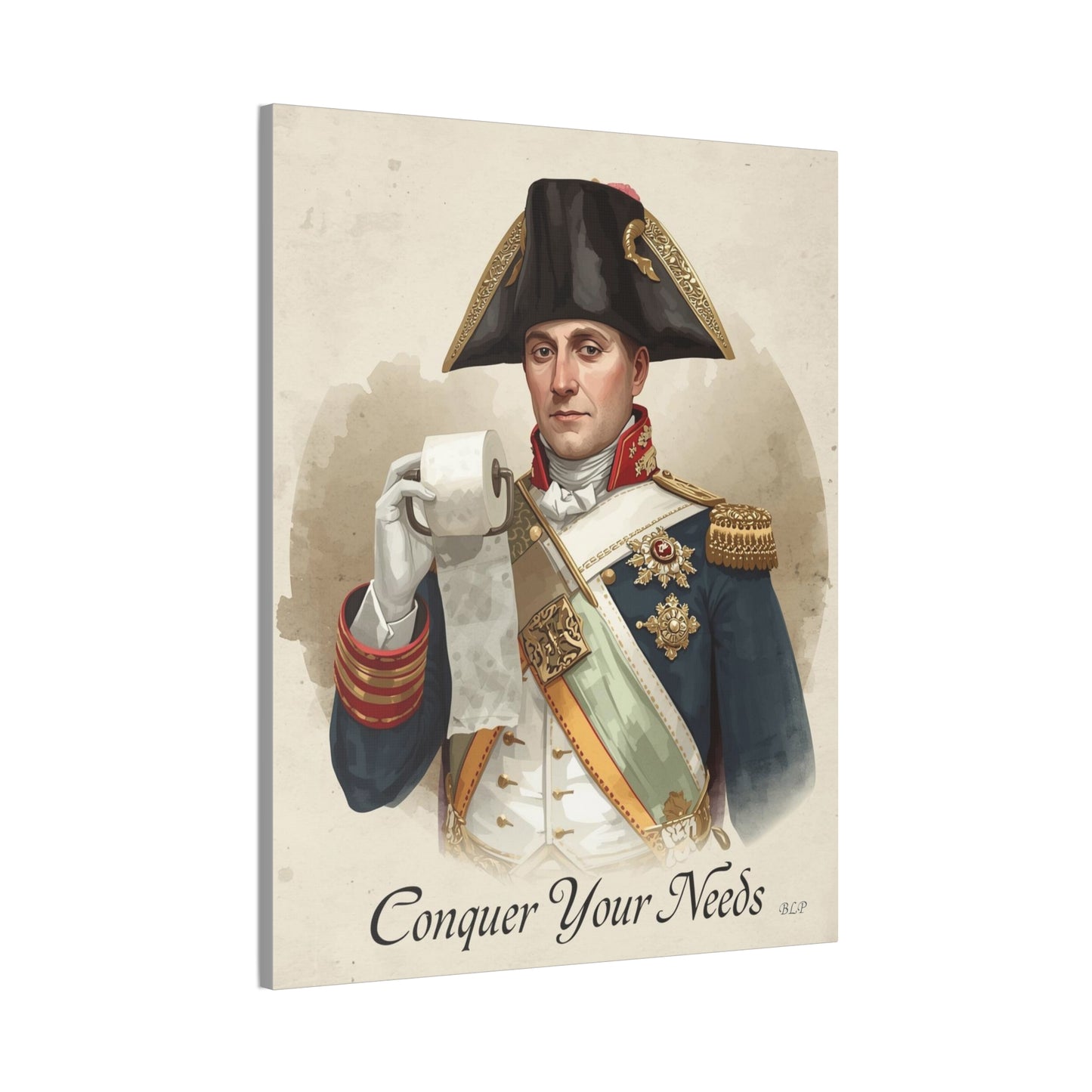 Napoleon - Canvas Stretched, 0.75" - 2026 Wall Art - Bathroom Humor
