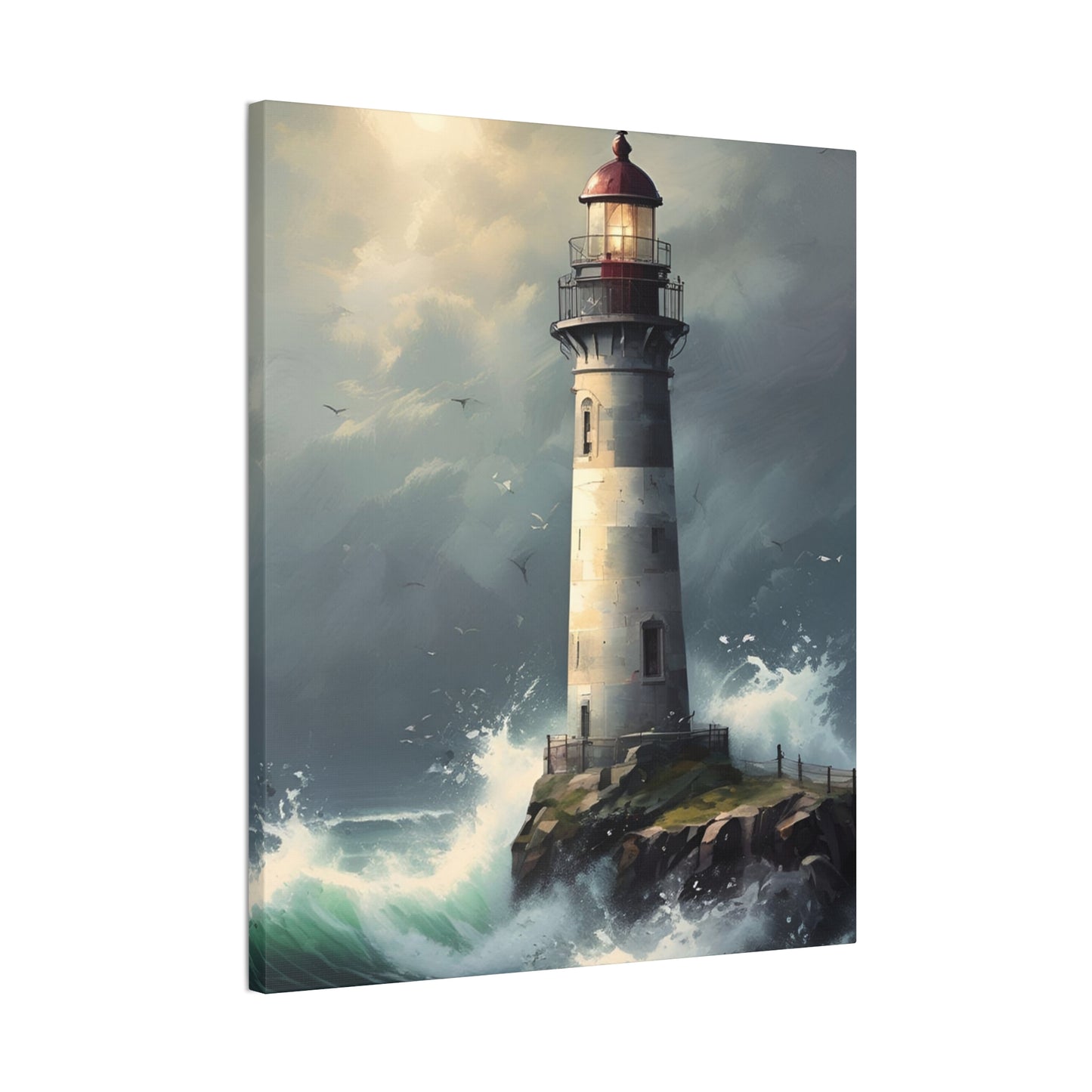 Light House - Canvas Stretched, 0.75"