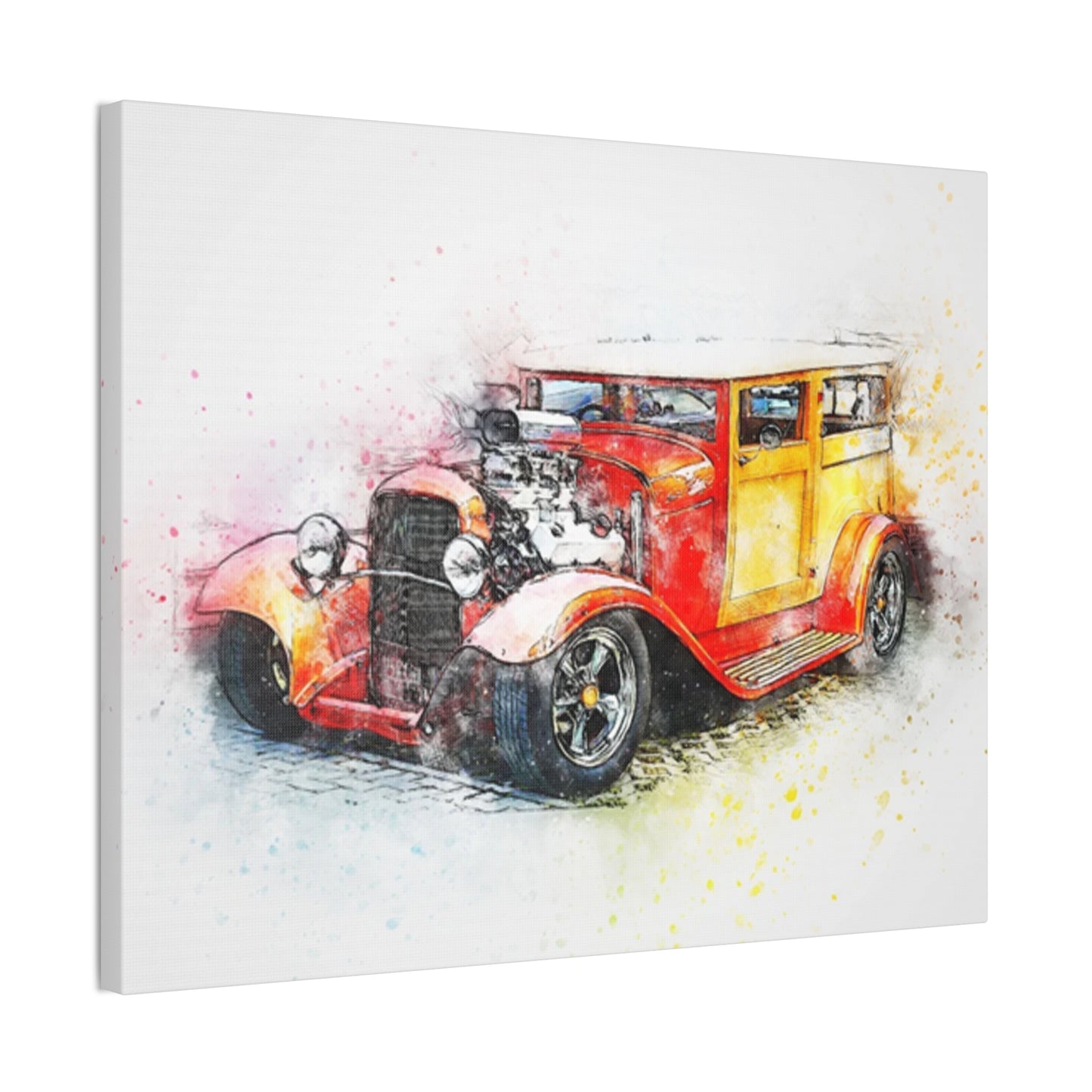 Hot Rod - Canvas Stretched, 0.75" - Father's Day