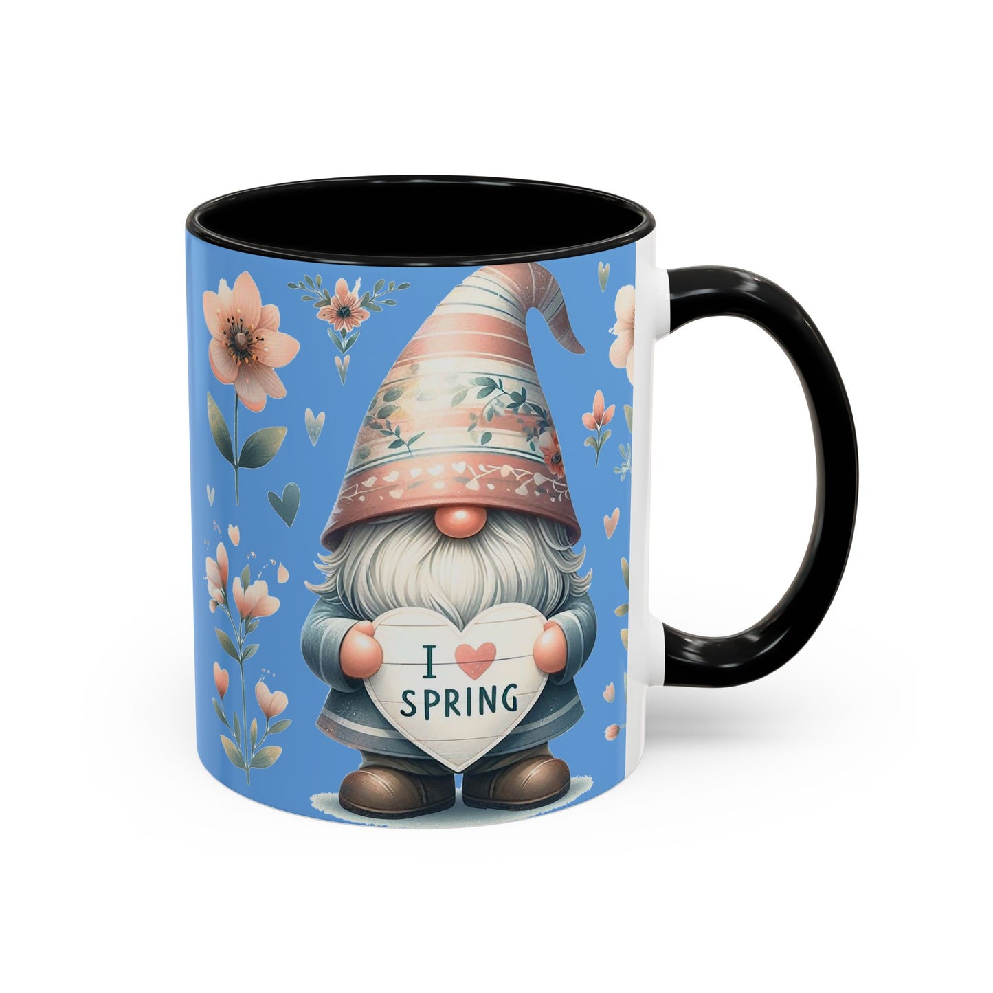 I Love Spring - Accent Coffee Mug (11, 15oz)