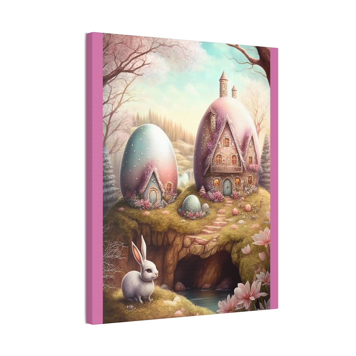 Bunny Hut - Canvas Stretched, 0.75" - Easter