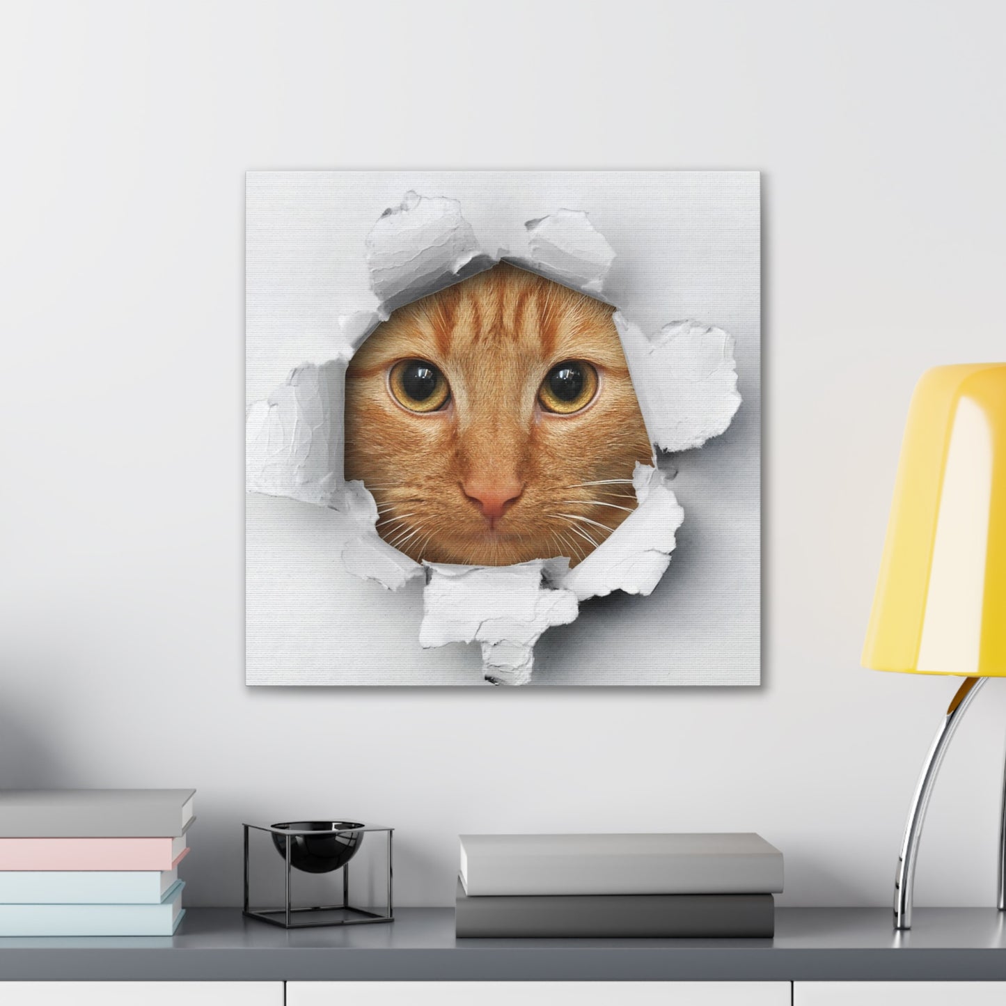 Surprise Kitty - Canvas Stretched, 0.75"