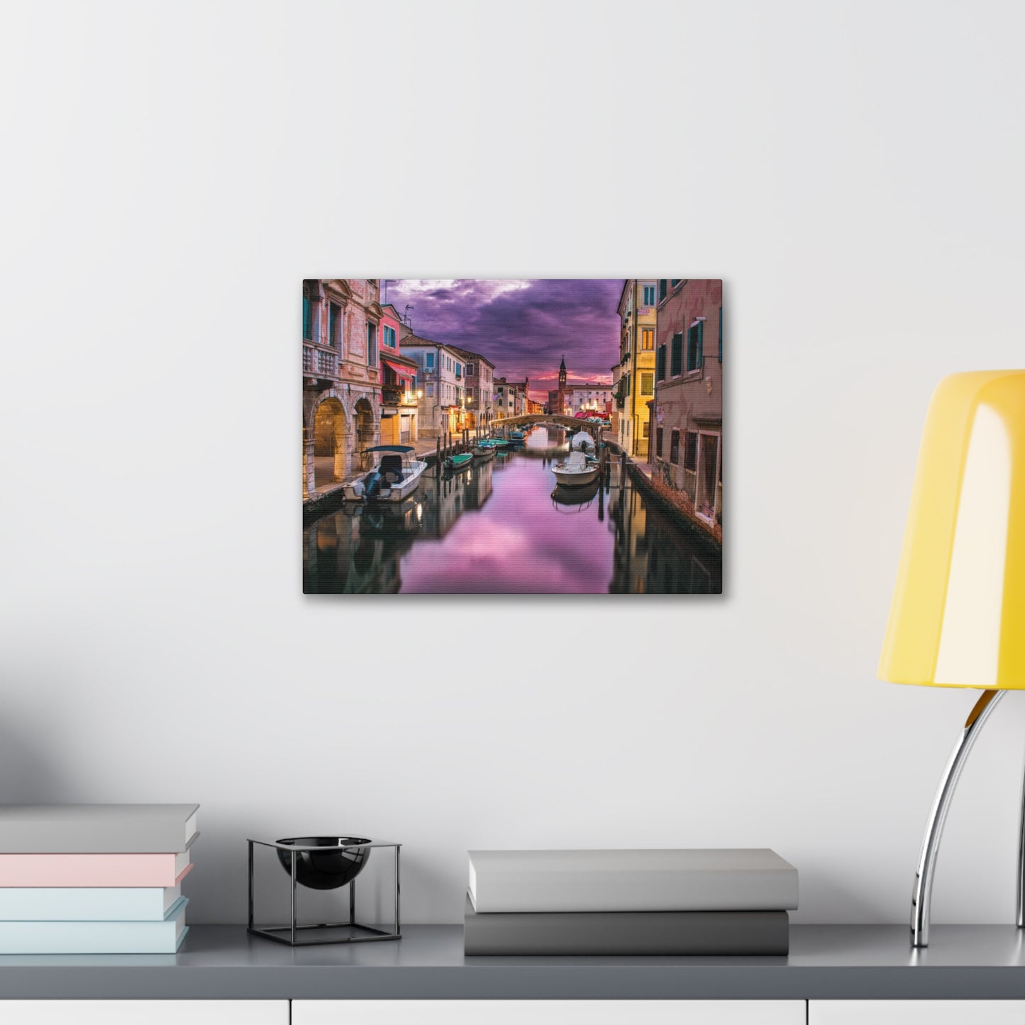 Venice Canal - Canvas Stretched, 0.75"