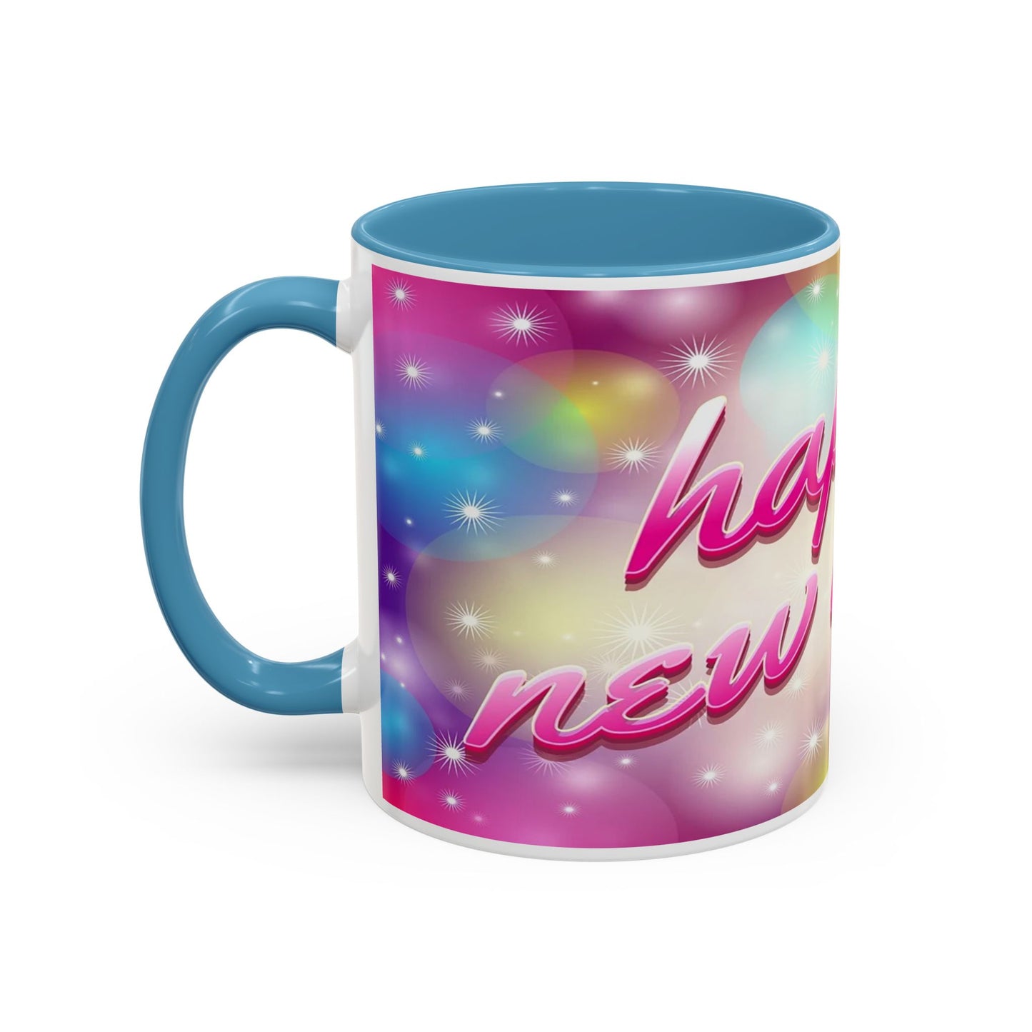 Happy New Year - Accent Coffee Mug (11, 15oz)