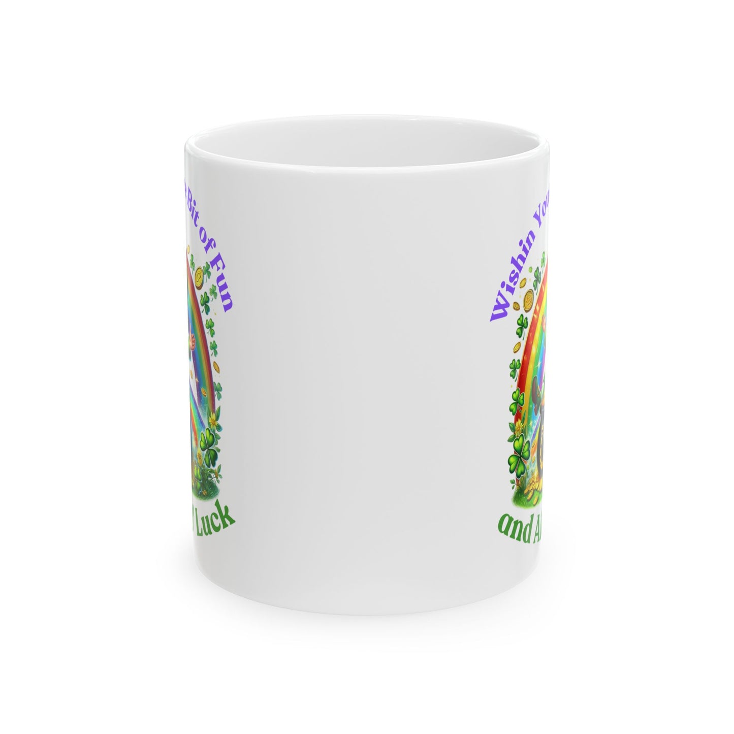 Wee Bit of Fun - Ceramic Mug, (11oz, 15oz) - St. Patrick's Day - Mugs and Tumblers