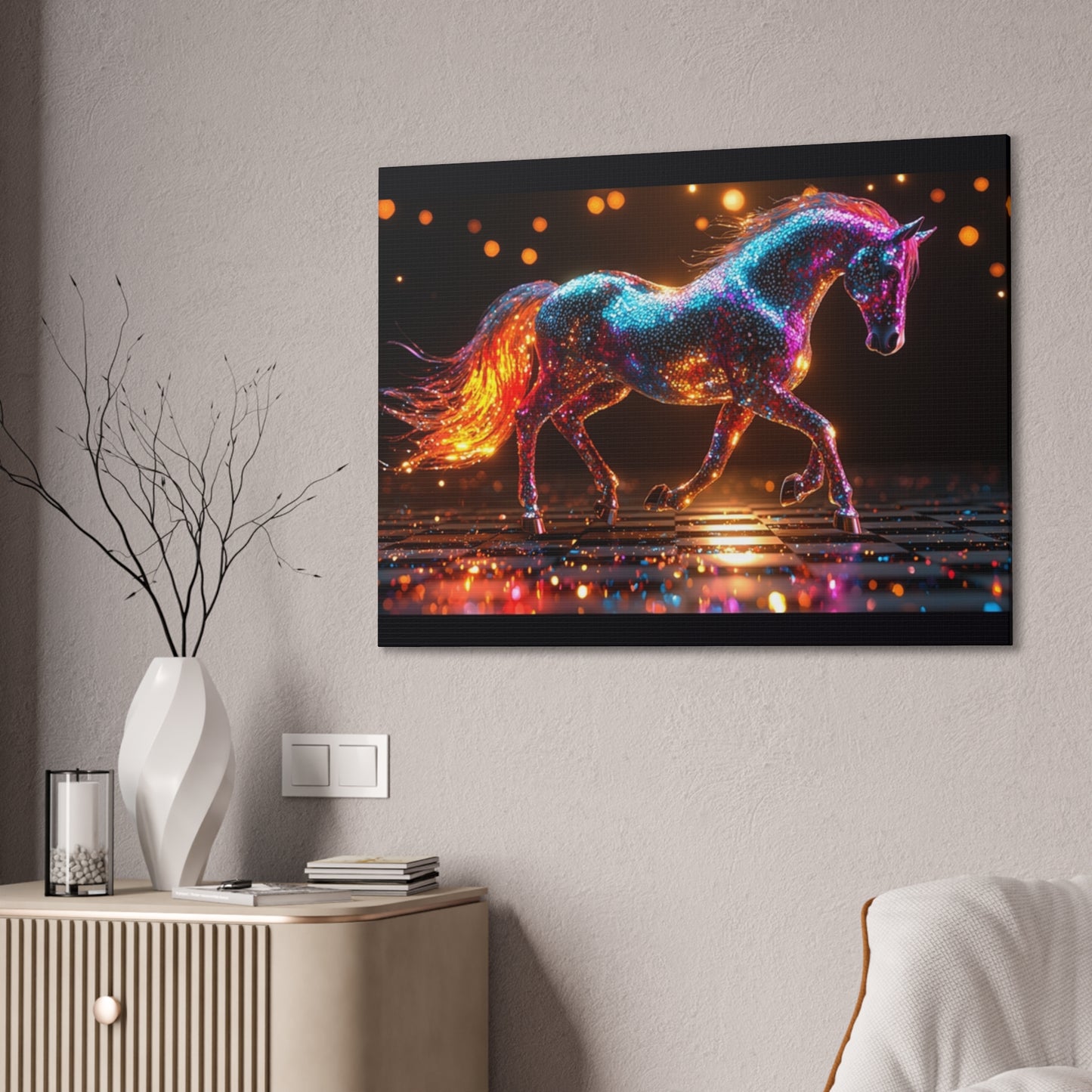 Bling Stallion - Canvas Stretched, 0.75"