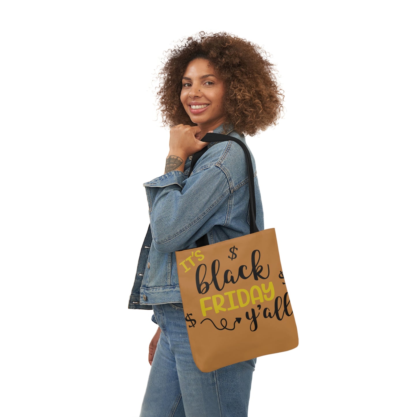 It's Black Friday - Canvas Tote Bag, 5-Color Straps