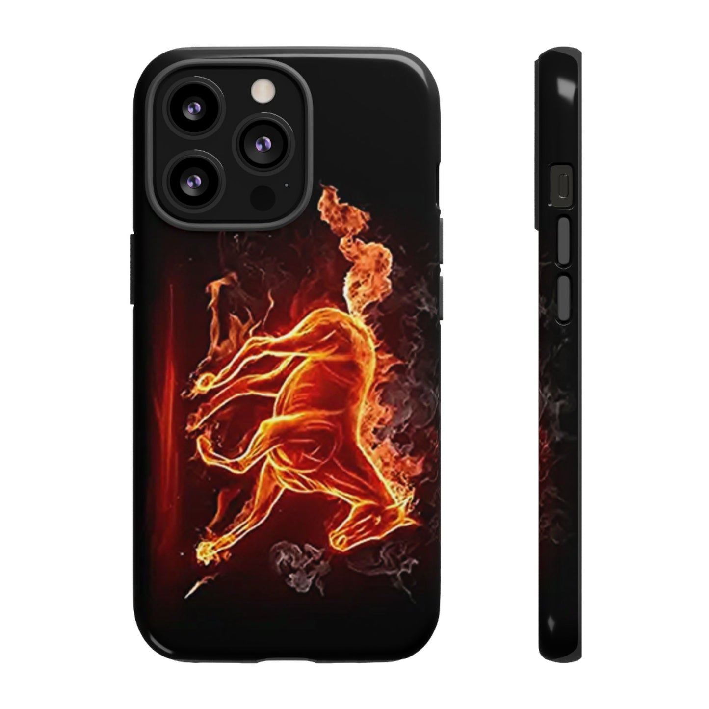 Burning Horse - Whimsical Phone Cases