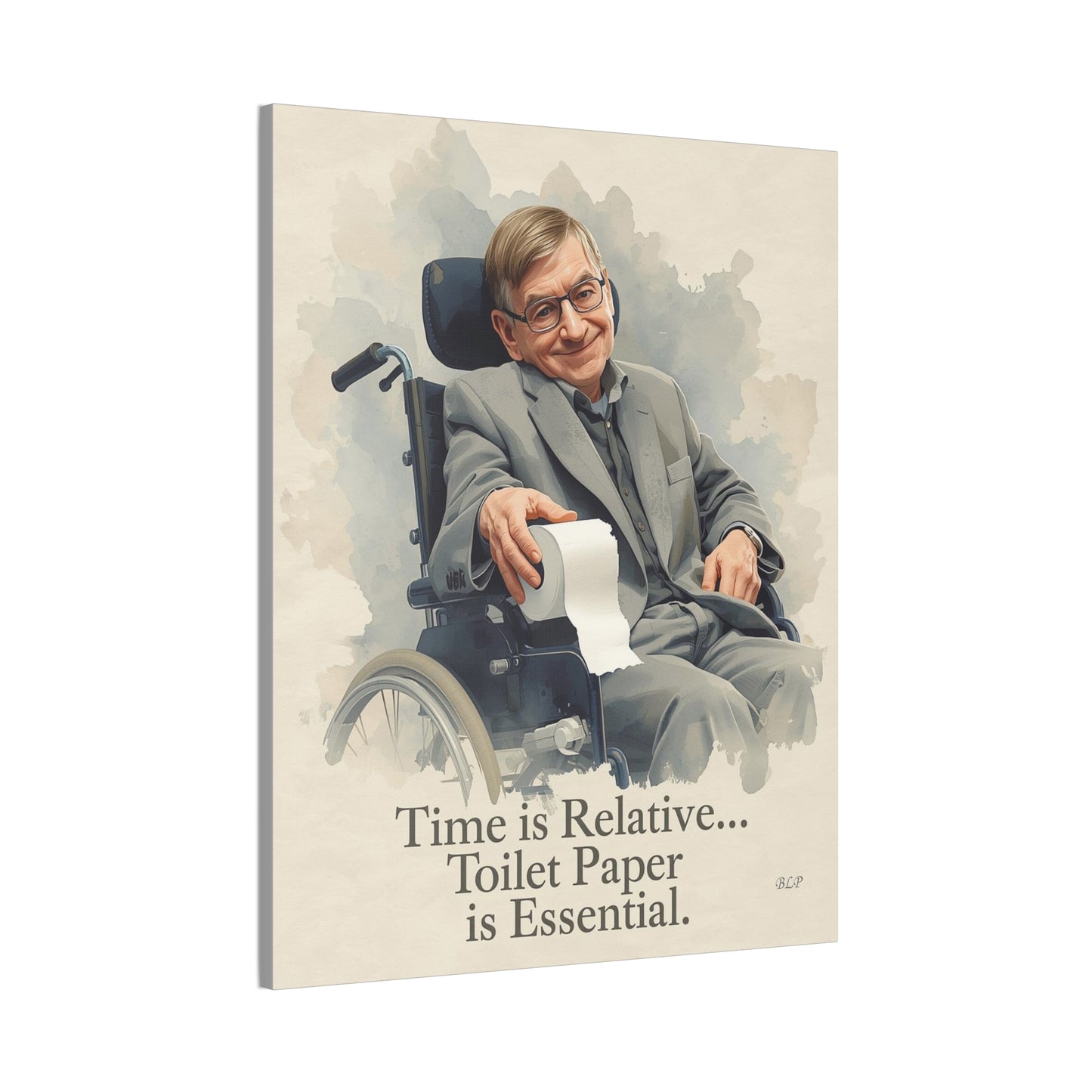 Hawking - Canvas Stretched, 0.75" - 2026 Wall Art - Bathroom Humor