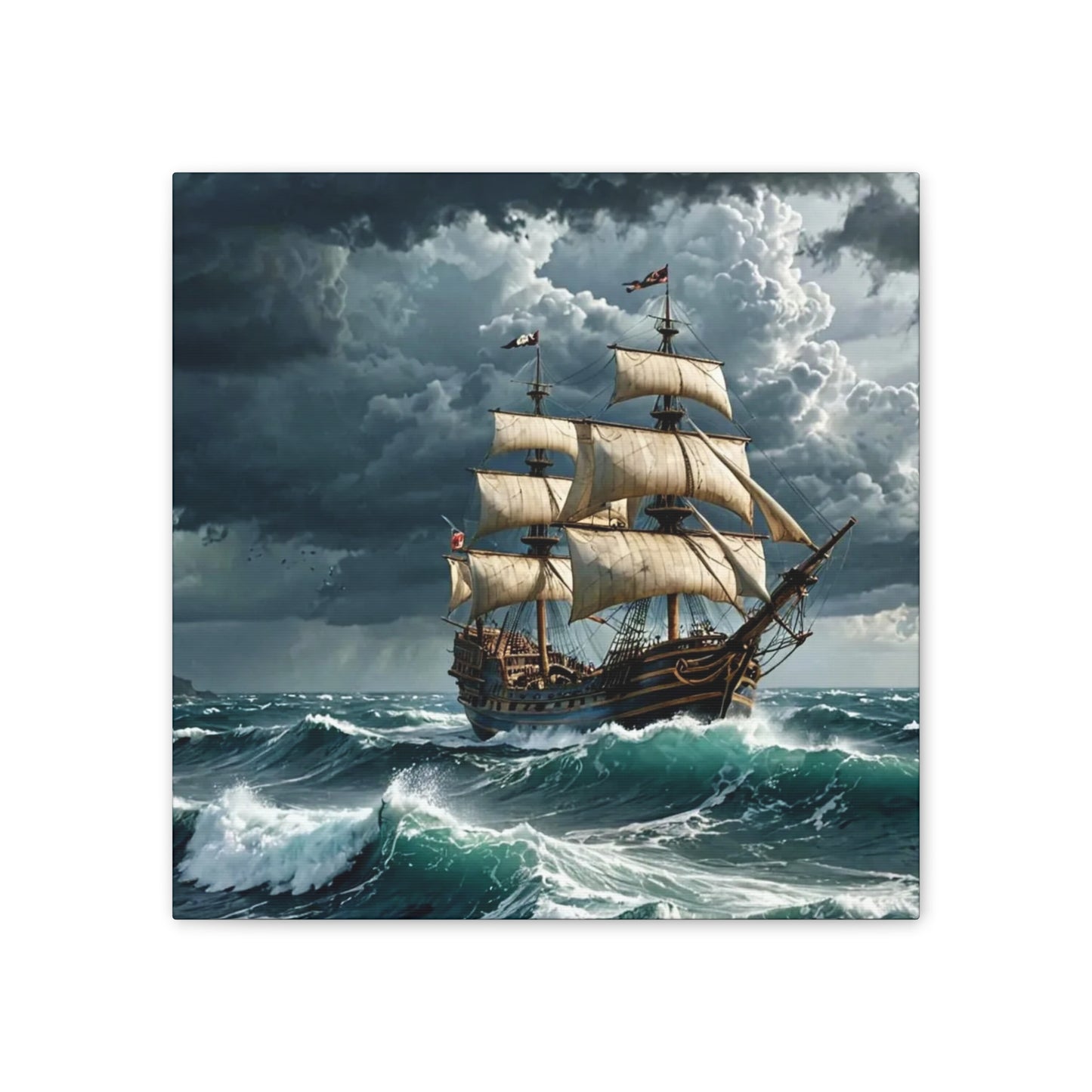 Sailing Ship - Canvas Stretched, 0.75" - Father's Day