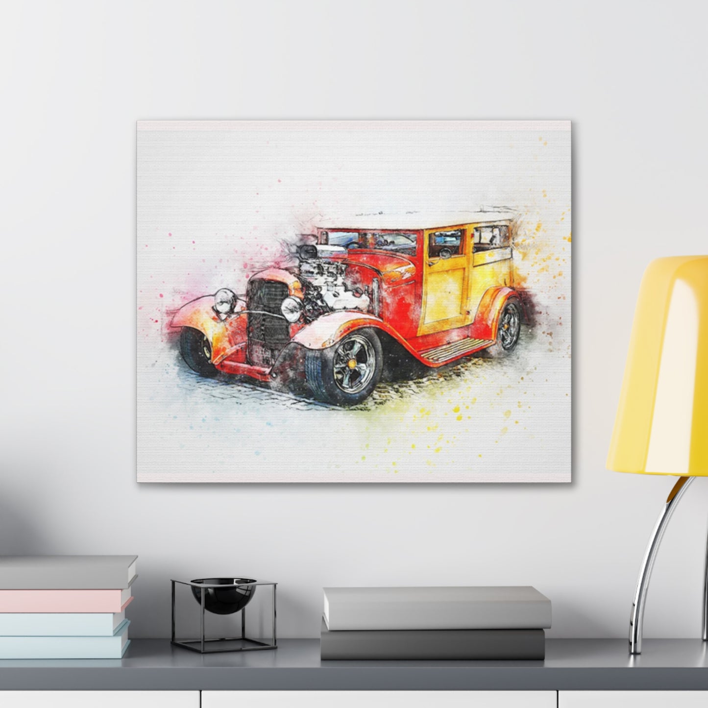 Hot Rod - Canvas Stretched, 0.75" - Father's Day