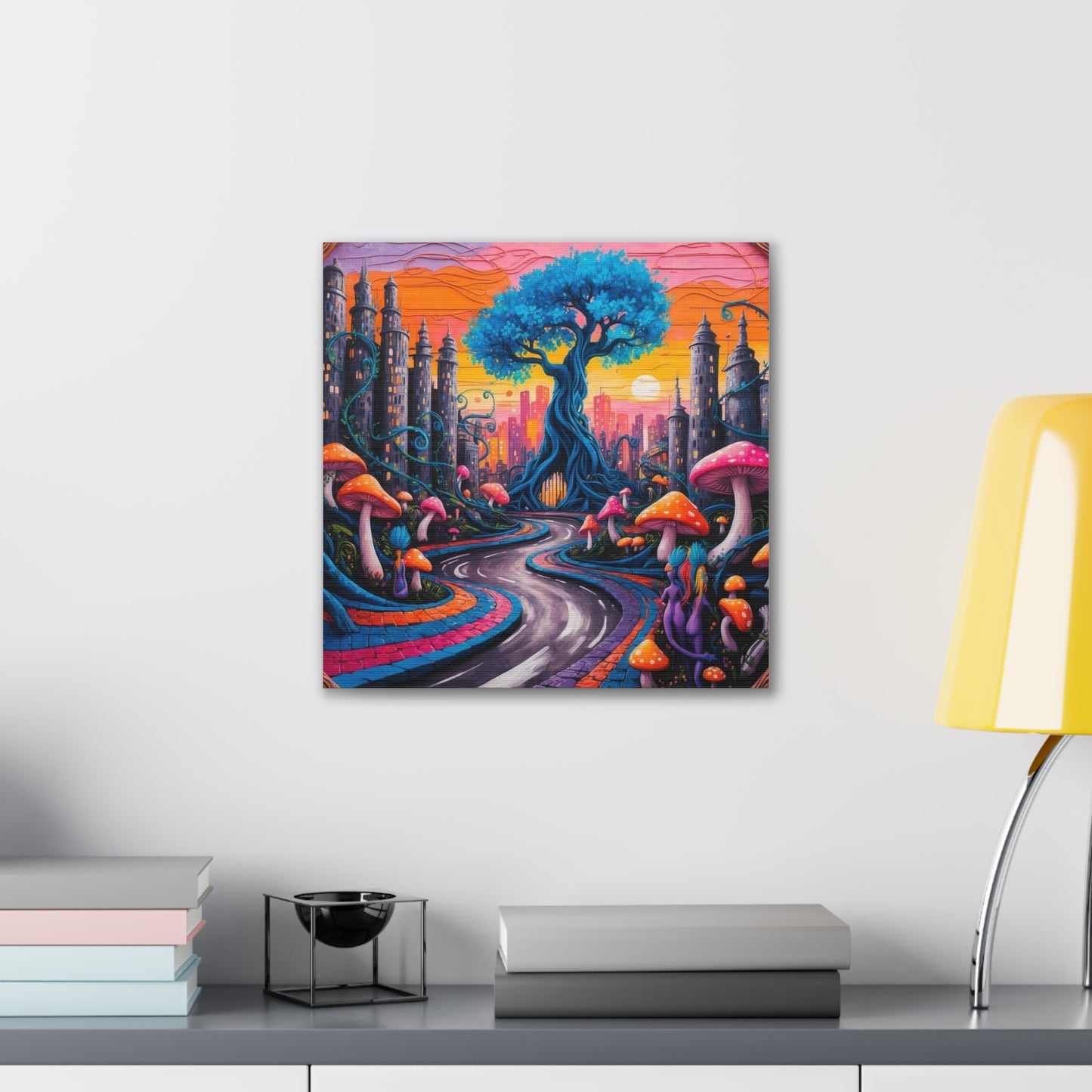 Candy Road - Canvas Stretched, 0.75"