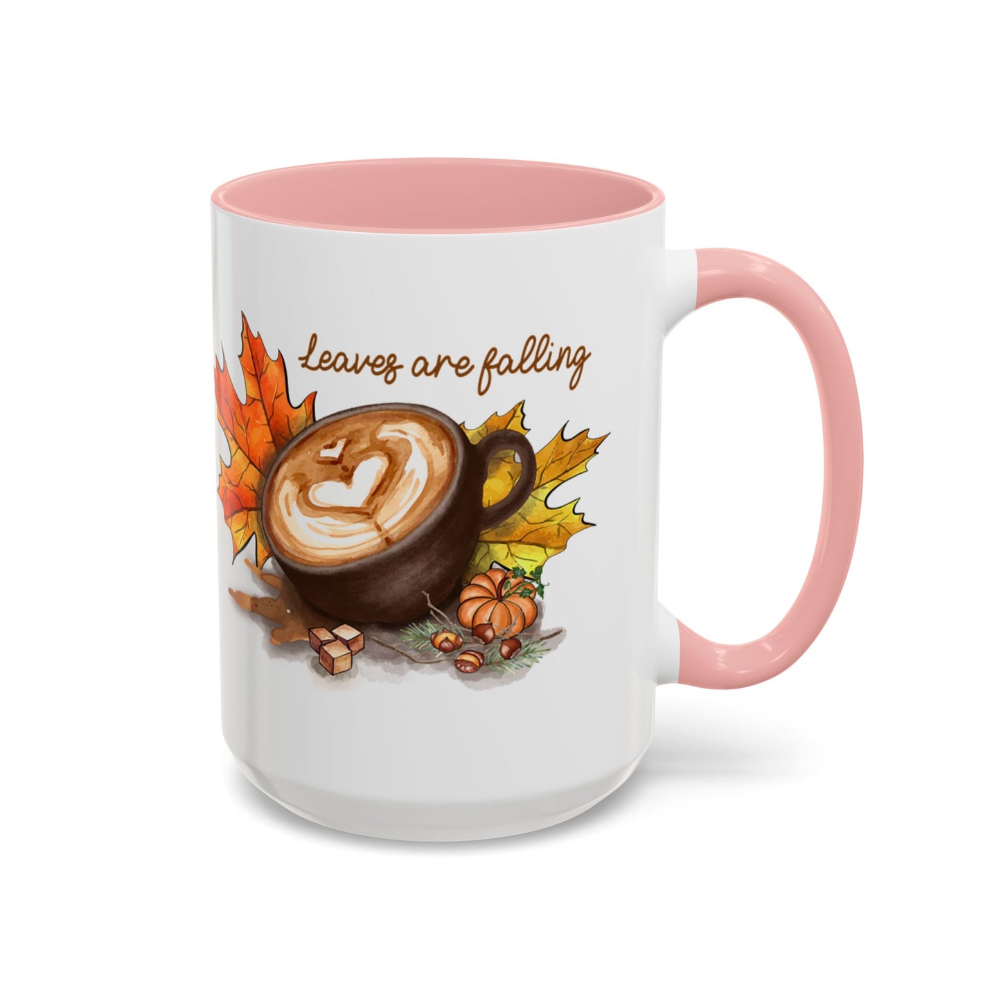 Leaves - Accent Coffee Mug (11, 15oz)