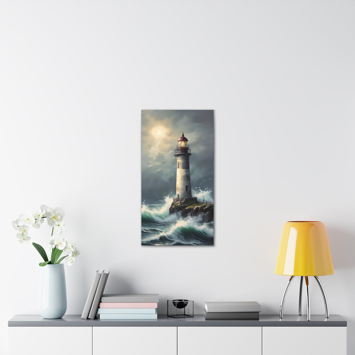 Light House - Canvas Stretched, 0.75"