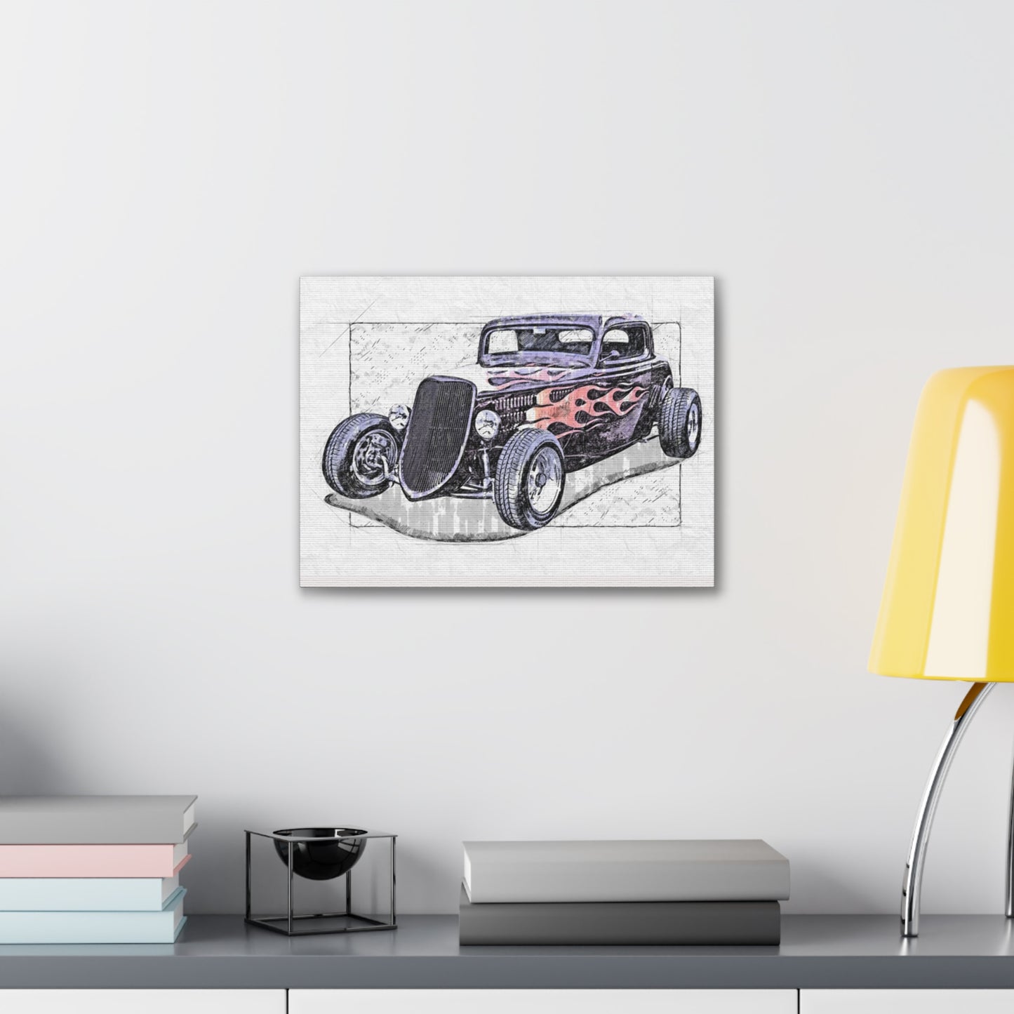Hot Rod 1 - Canvas Stretched, 0.75" - Father's Day