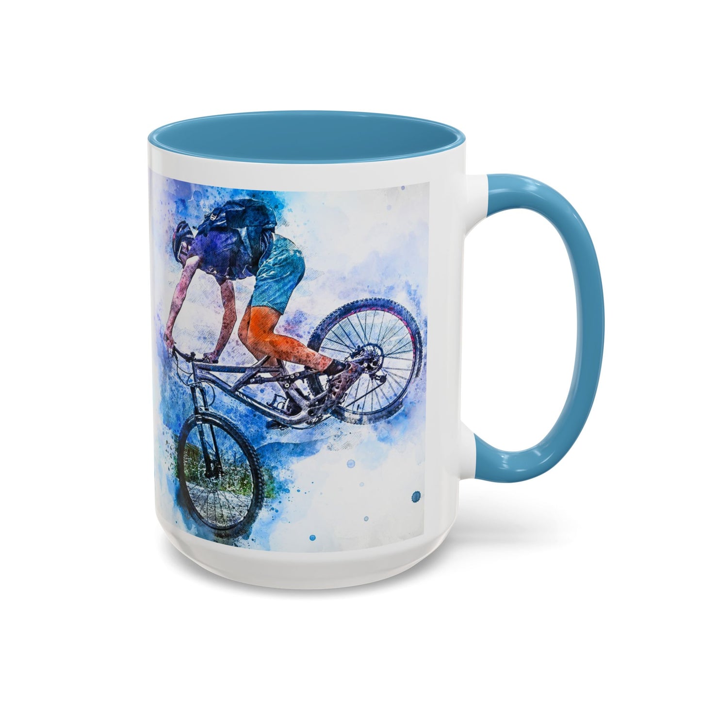 Mountain Bike - Accent Coffee Mug (11, 15oz)