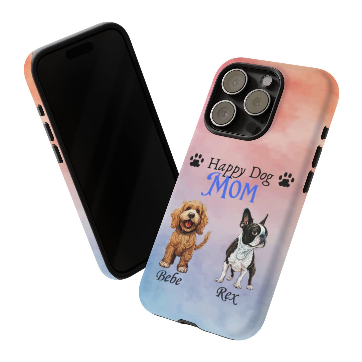 Dog Mom - Personalized - Whimsical Phone Cases - Mother's Day