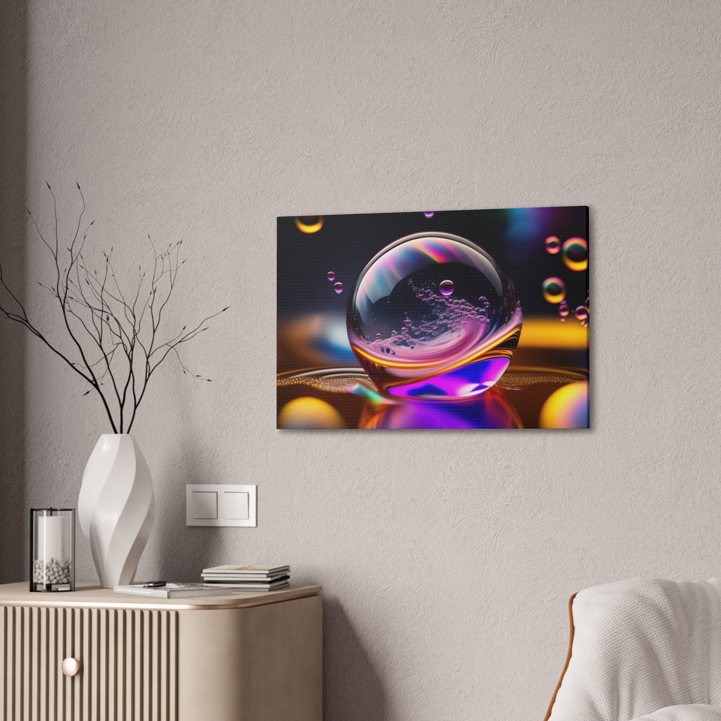 Glass Ball - Canvas Stretched, 0.75"