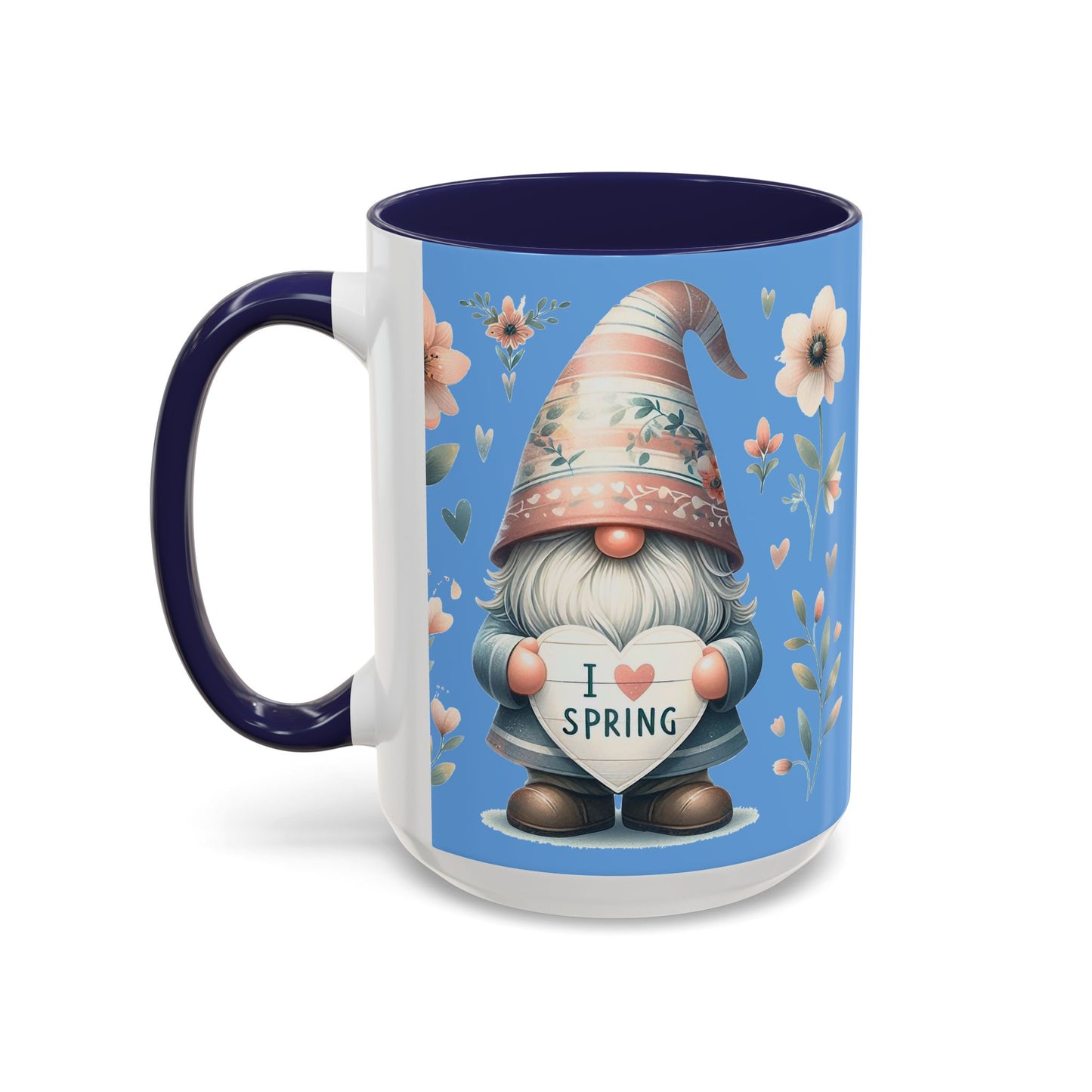 I Love Spring - Accent Coffee Mug (11, 15oz)