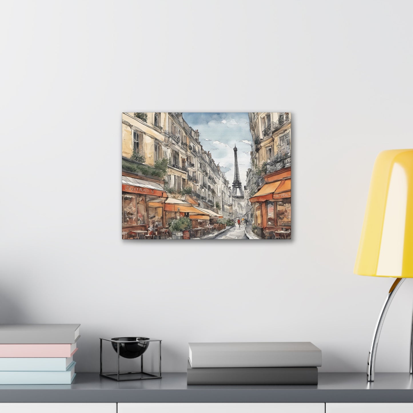 Paris Street - Canvas Stretched, 0.75"