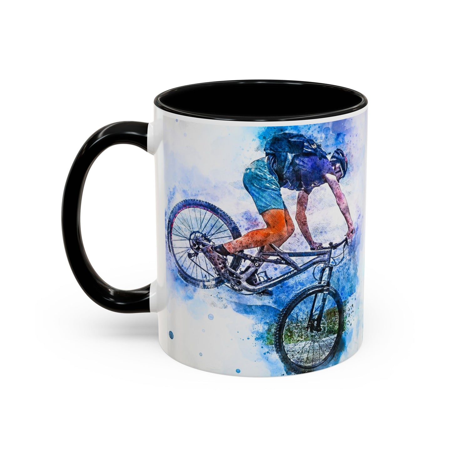 Mountain Bike - Accent Coffee Mug (11, 15oz)